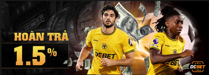 Khuyến mãi KUBET Chương trình hoàn tiền 1.5%